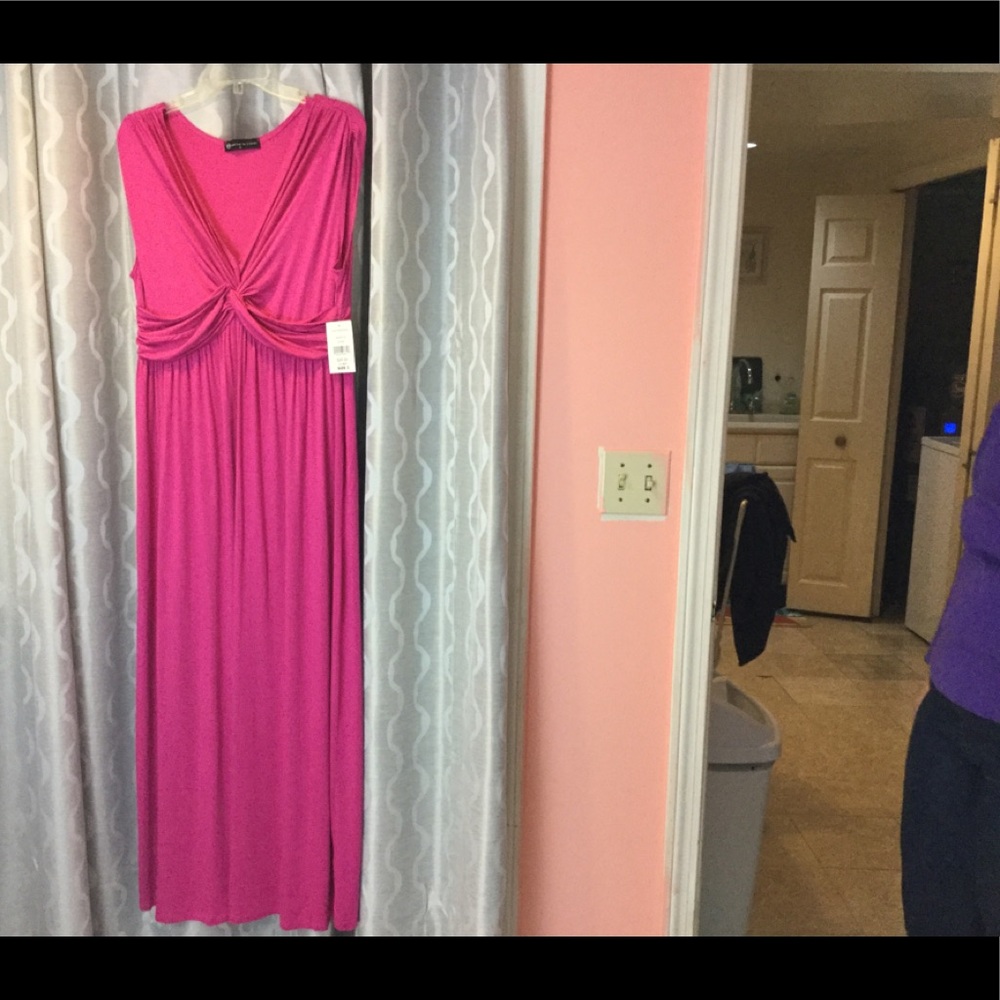 Knot Front Maxi Dress